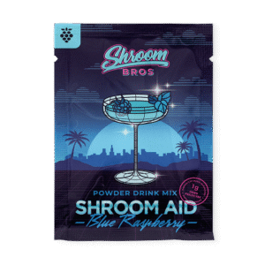 Shroom Aid – Blue Raspeberry Shroom Drink Mix (1 Gram Each)